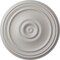 Ekena Millwork Reece Ceiling Medallion (Fits Canopies up to 6 3/4"), Hand-Painted Ultra Pure White, 21"OD x 1 1/4"P CM21REUWF - alternate 1